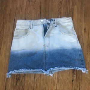 Denim Mini Skirt